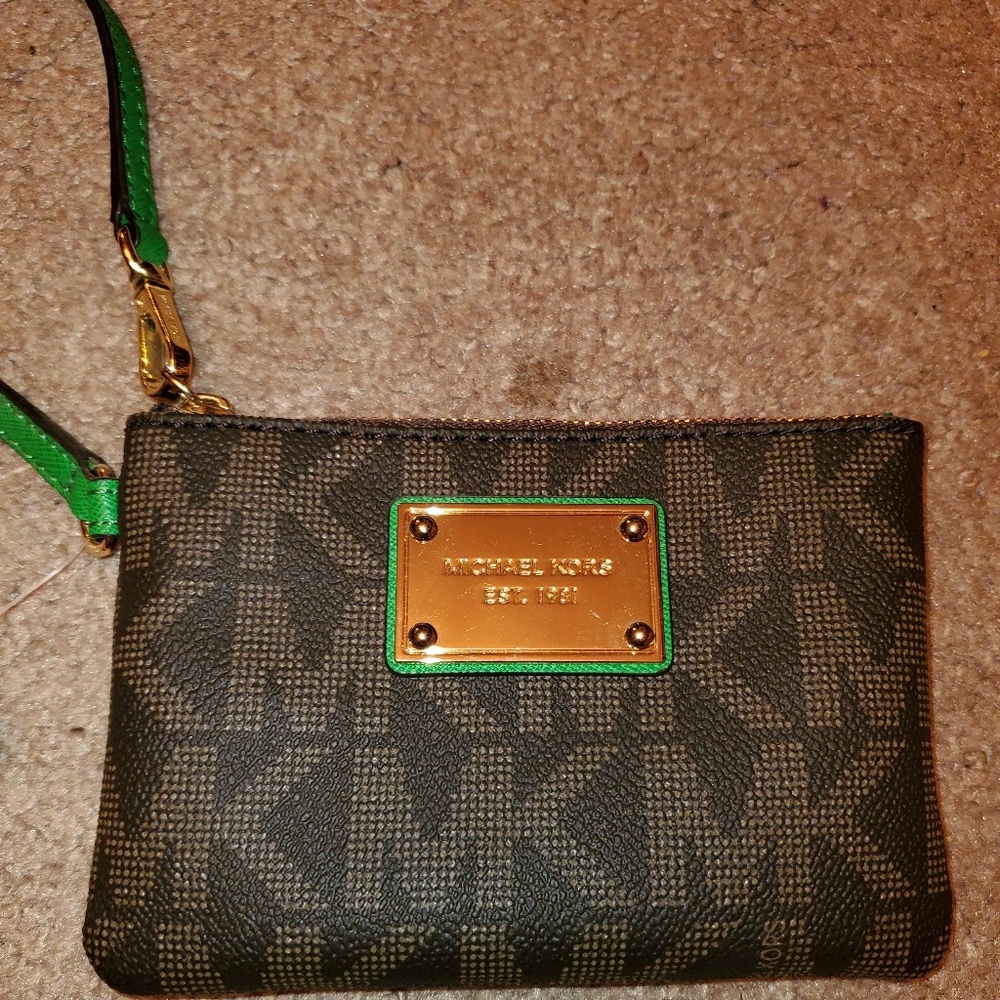 Mike jet set Wristlet